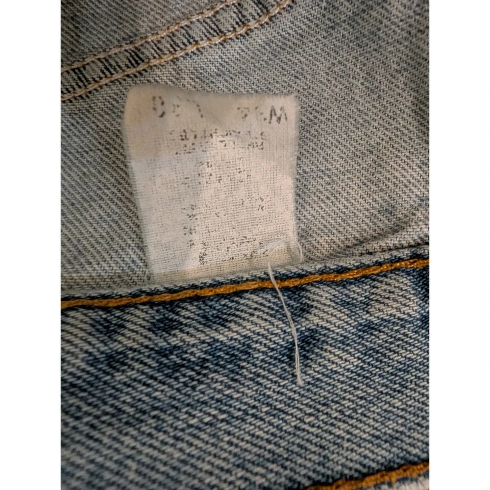VTG Levis 505 Jeans Light Wash Denim Regular Fit Straight Leg Size‎ 34x30 READ